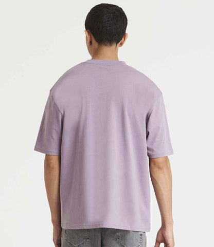 Just Ts AWDis Unisex Oversize 100 T-Shirt - Dusty Lilac (JT009)