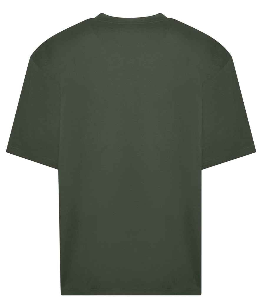 Just Ts AWDis Unisex Oversize 100 T-Shirt - Earthy Green (JT009)