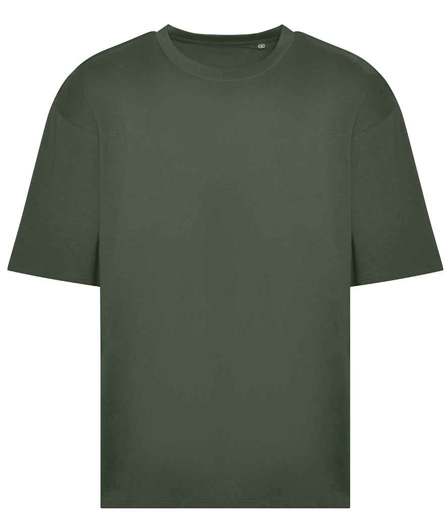 Just Ts AWDis Unisex Oversize 100 T-Shirt - Earthy Green (JT009)
