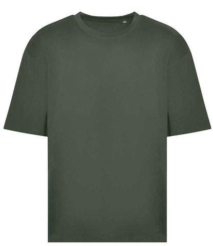 Just Ts AWDis Unisex Oversize 100 T-Shirt - Earthy Green (JT009)