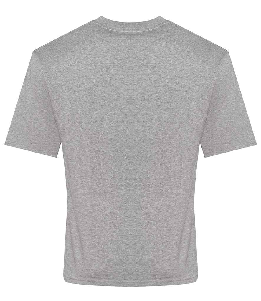 Just Ts AWDis Unisex Oversize 100 T-Shirt - Heather Grey (JT009)