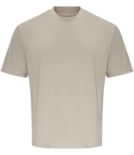 Just Ts AWDis Unisex Oversize 100 T-Shirt - Natural Stone (JT009)