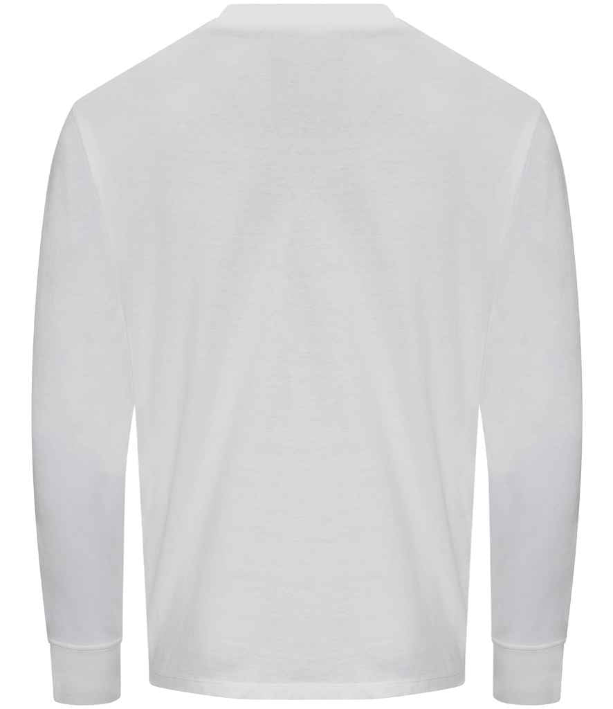 Just Ts AWDis Unisex Oversize 100 Long Sleeve T-Shirt - White (JT019)