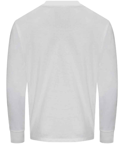 Just Ts AWDis Unisex Oversize 100 Long Sleeve T-Shirt - White (JT019)