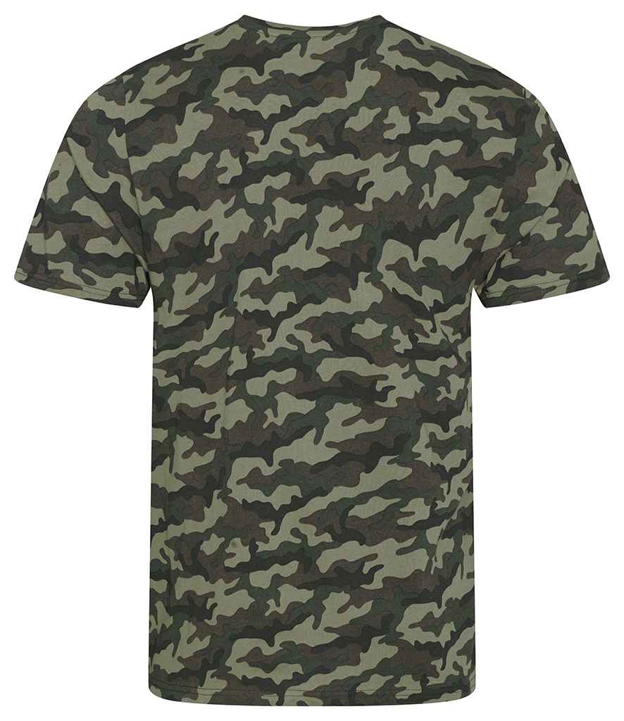 Just Ts AWDis Camo T-Shirt - Green Camo (JT034)