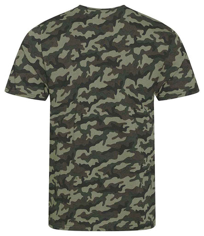 Just Ts AWDis Camo T-Shirt - Green Camo (JT034)