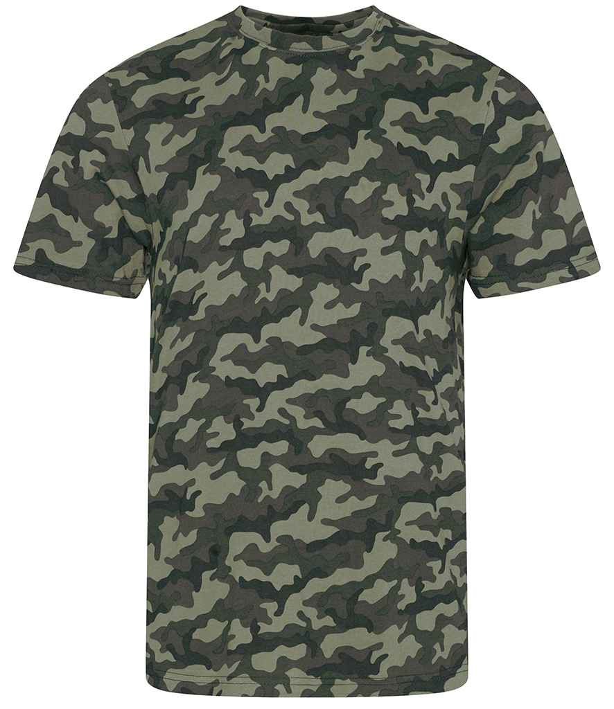 Just Ts AWDis Camo T-Shirt - Green Camo (JT034)