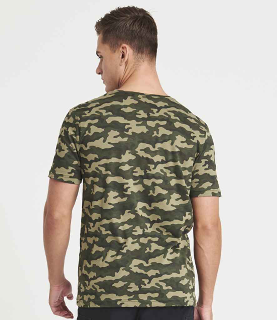Just Ts AWDis Camo T-Shirt - Green Camo (JT034)