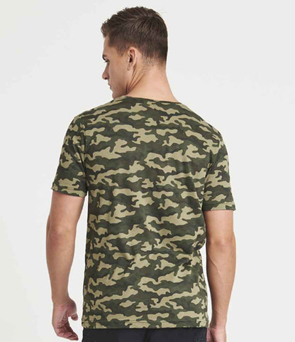 Just Ts AWDis Camo T-Shirt - Green Camo (JT034)