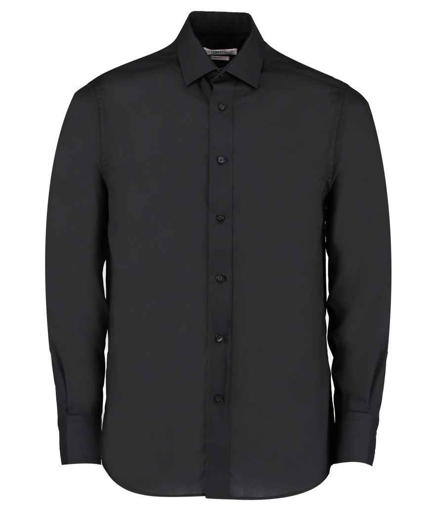 Kustom Kit Long Sleeve Tailored Business Shirt (K131)