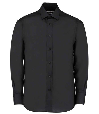 Kustom Kit Long Sleeve Tailored Business Shirt (K131)
