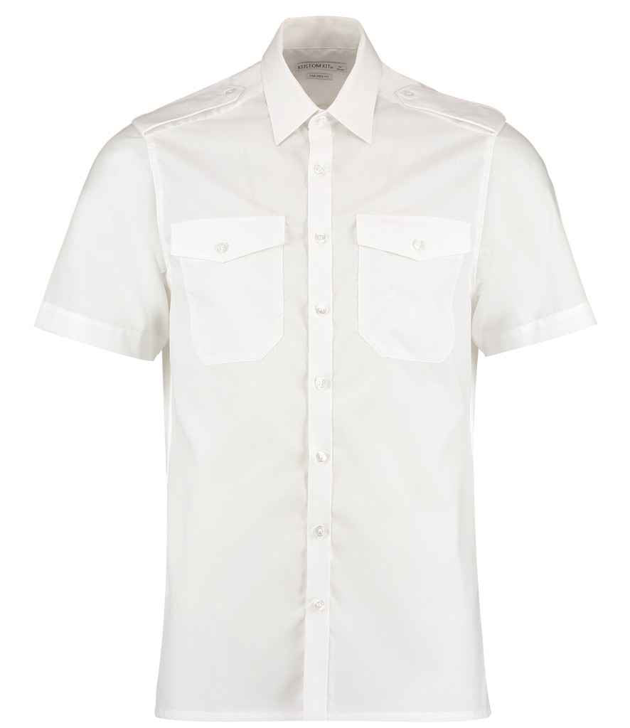 Kustom Kit Short Sleeve Tailored Pilot Shirt (K133)