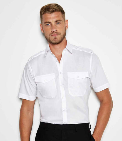 Kustom Kit Short Sleeve Tailored Pilot Shirt (K133)
