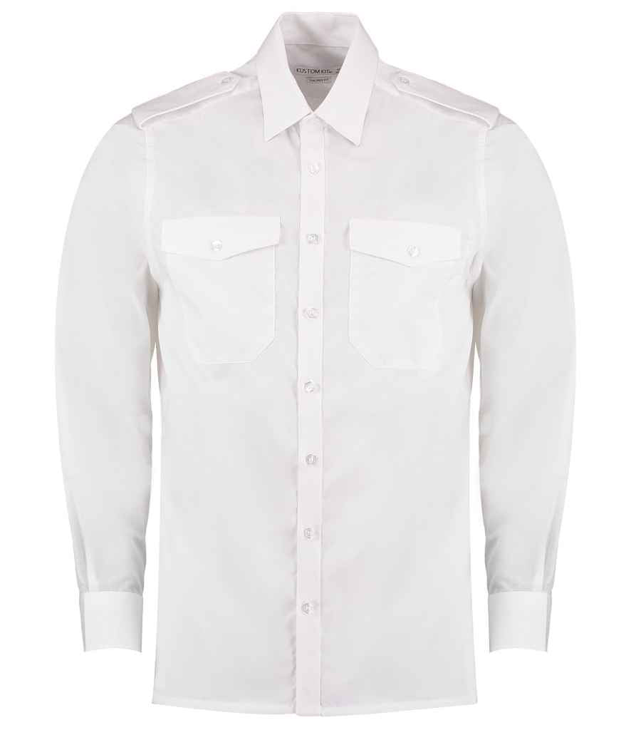 Brook Taverner Juno Long Sleeve Poplin Shirt - White (BK134)