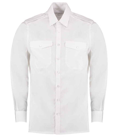 Brook Taverner Juno Long Sleeve Poplin Shirt - White (BK134)