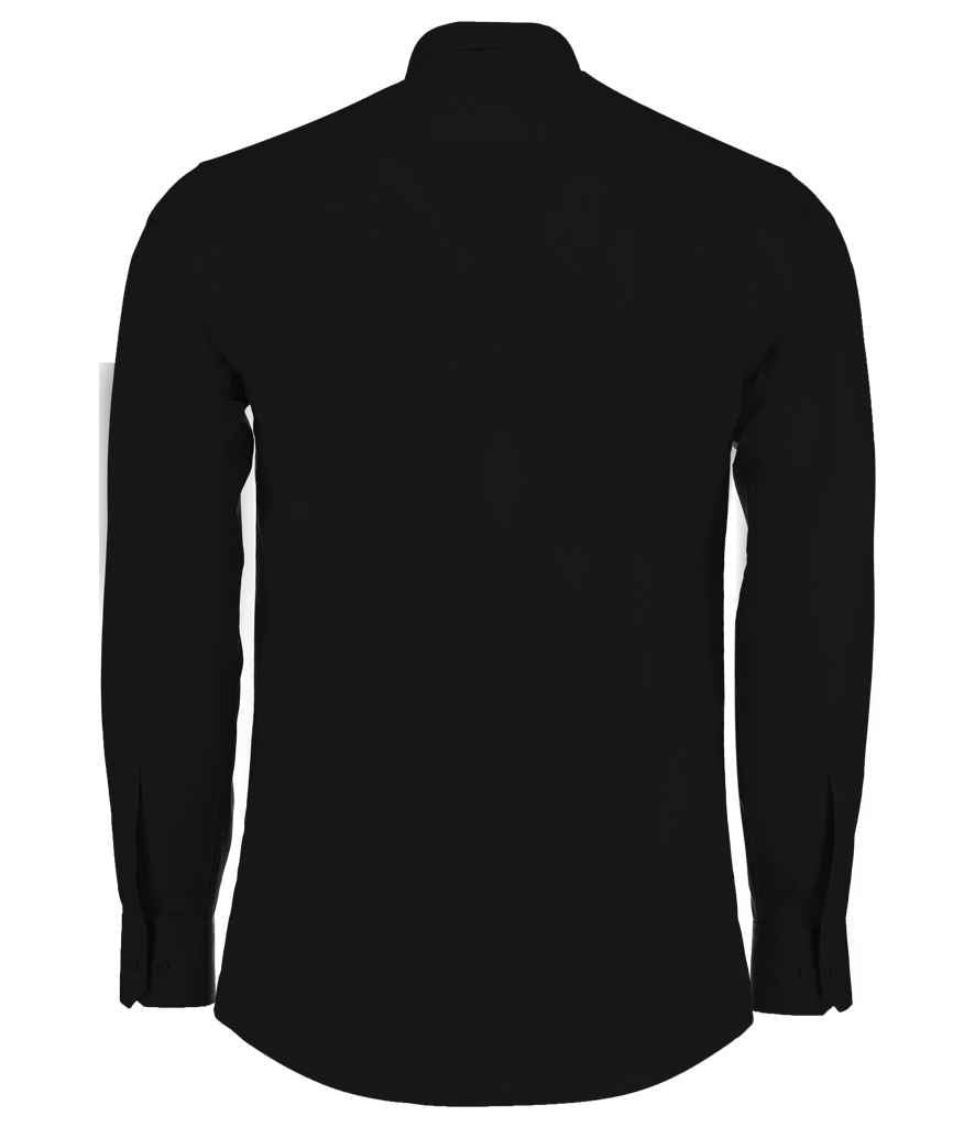 Kustom Kit Long Sleeve Tailored Poplin Shirt (K142)