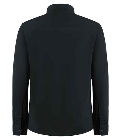 Kustom Kit Long Sleeve Superwash® 60°C Piqué Shirt (K143)