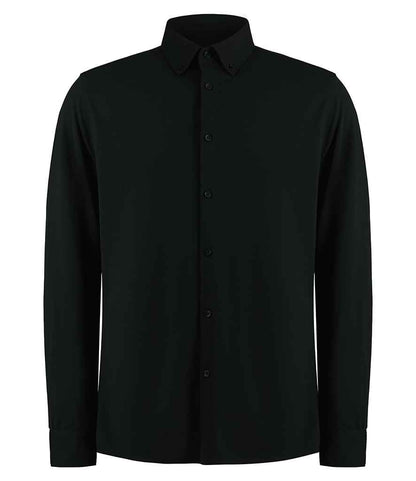 Kustom Kit Long Sleeve Superwash® 60°C Piqué Shirt (K143)