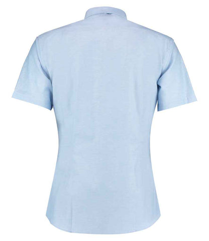 Kustom Kit Short Sleeve Slim Fit Oxford Shirt (K183)