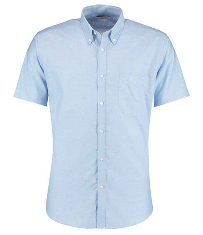 Kustom Kit Short Sleeve Slim Fit Oxford Shirt (K183)