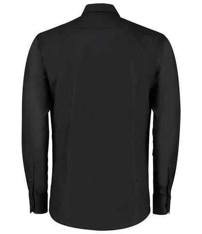 Kustom Kit Long Sleeve Slim Fit Workwear Oxford Shirt (K184)