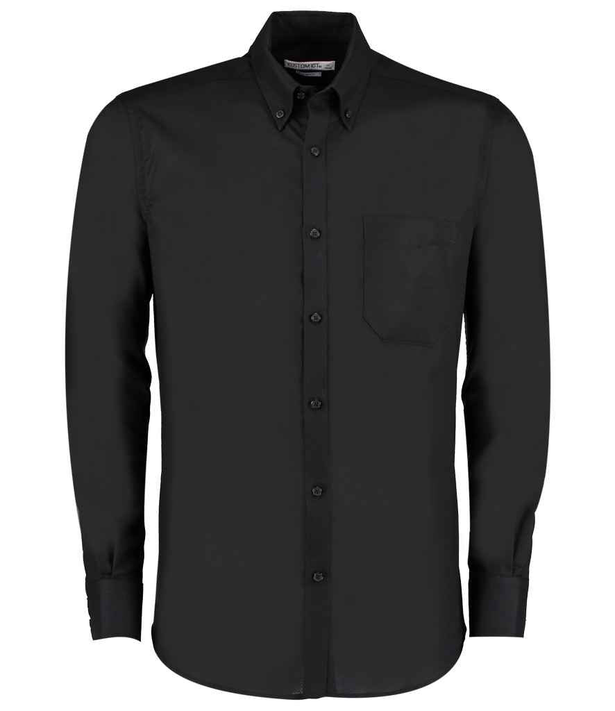 Kustom Kit Long Sleeve Slim Fit Workwear Oxford Shirt (K184)