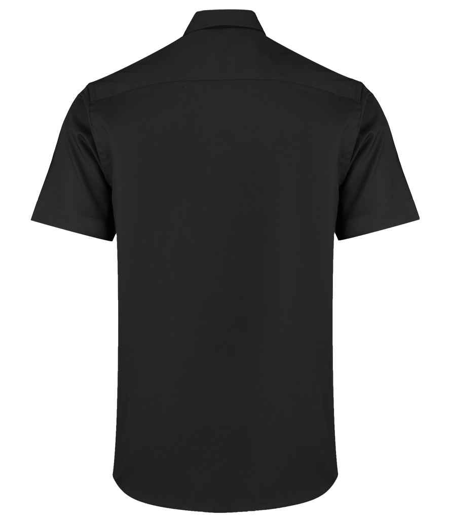Kustom Kit Premium Short Sleeve Tailored Oxford Shirt (K187)