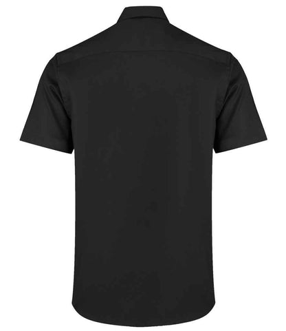 Kustom Kit Premium Short Sleeve Tailored Oxford Shirt (K187)