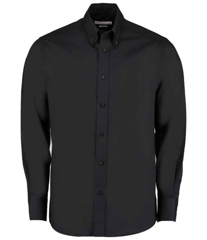 Kustom Kit Premium Long Sleeve Tailored Oxford Shirt (K188)