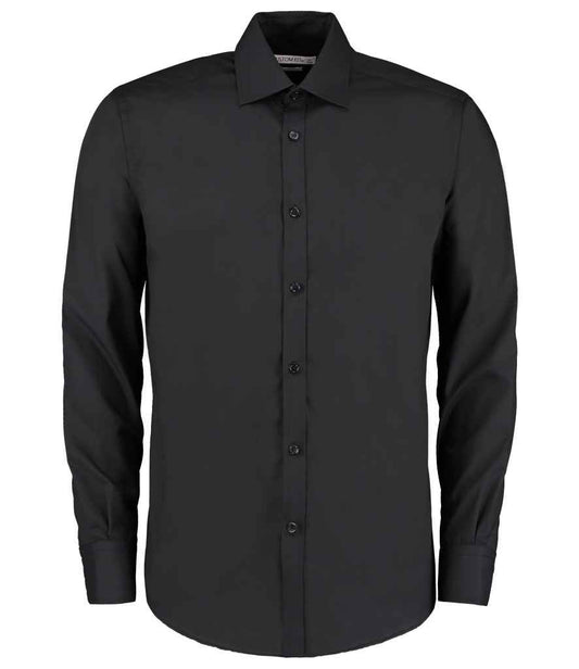 Kustom Kit Long Sleeve Slim Fit Business Shirt (K192)