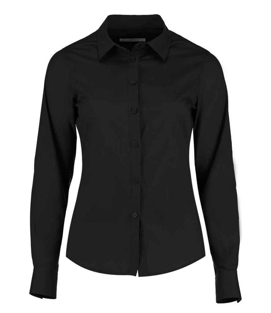 Kustom Kit Ladies Long Sleeve Tailored Poplin Shirt (K242)