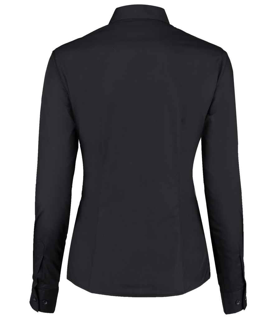 Kustom Kit Ladies Long Sleeve Tailored Mandarin Collar Shirt (K261)