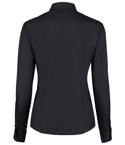 Kustom Kit Ladies Long Sleeve Tailored Mandarin Collar Shirt (K261)