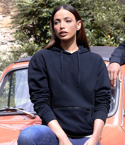 Kustom Kit Regular Fit Piqué Zipped Pocket Hoodie (K338)