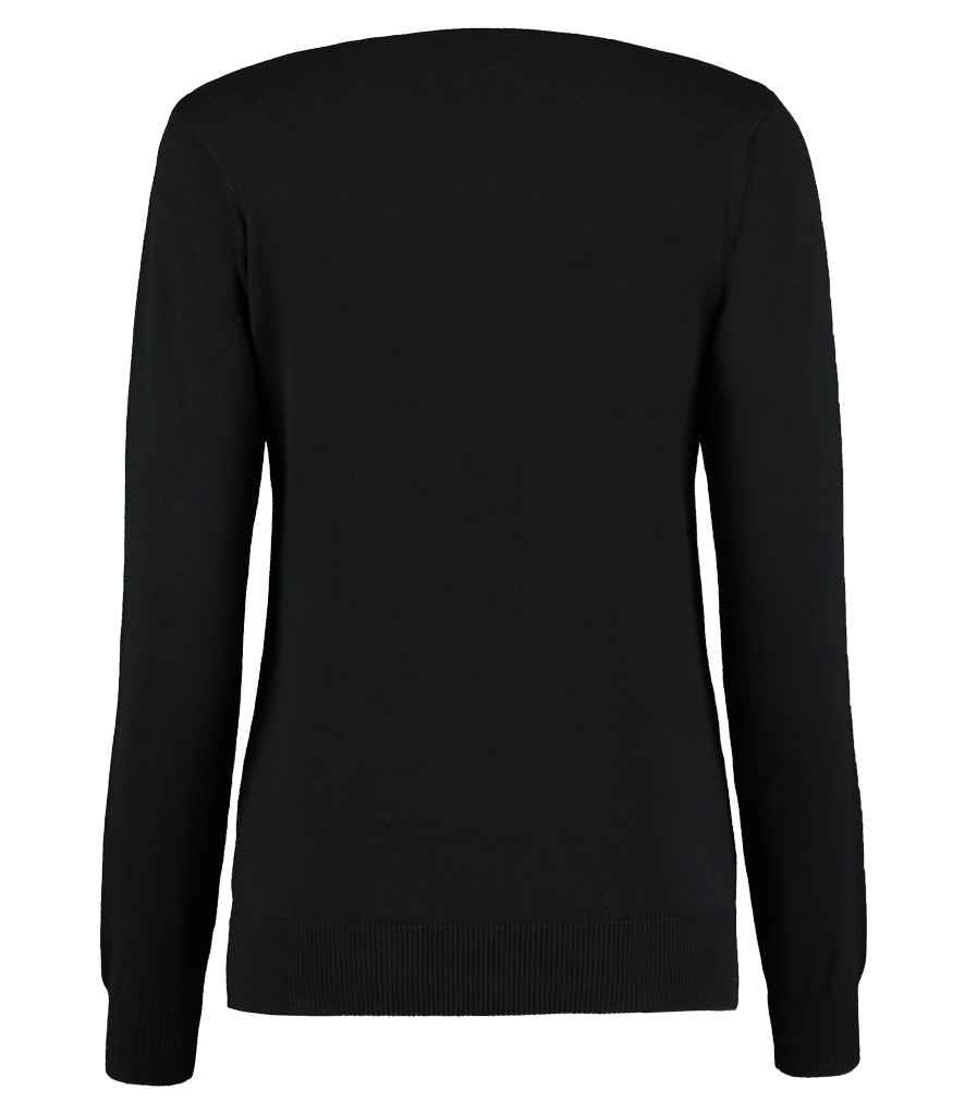 Kustom Kit Ladies Arundel Cotton Acrylic V Neck Sweater (K353)