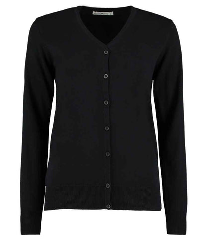 Kustom Kit Ladies Arundel Cotton Acrylic V Neck Cardigan (K354)