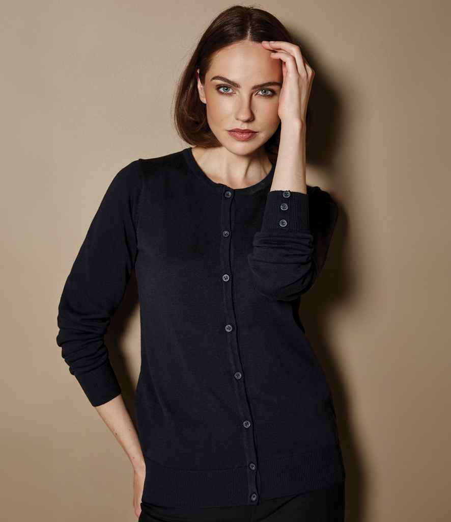 Kustom Kit Ladies Arundel Round Neck Cardigan (K355)