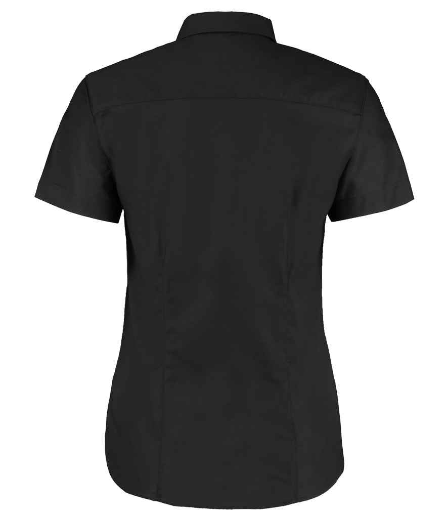 Kustom Kit Ladies Short Sleeve Tailored Workwear Oxford Shirt (K360)