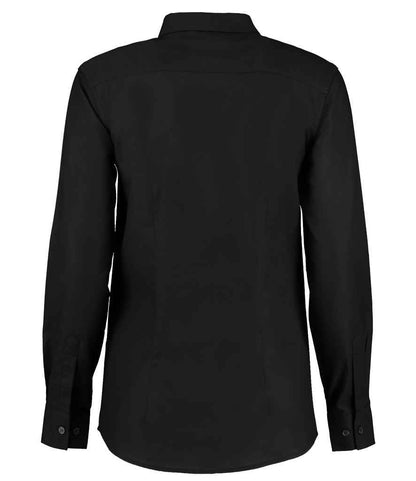 Kustom Kit Ladies Long Sleeve Tailored Workwear Oxford Shirt (K361)