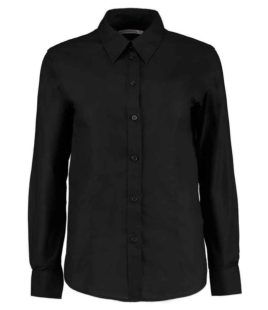 Kustom Kit Ladies Long Sleeve Tailored Workwear Oxford Shirt (K361)