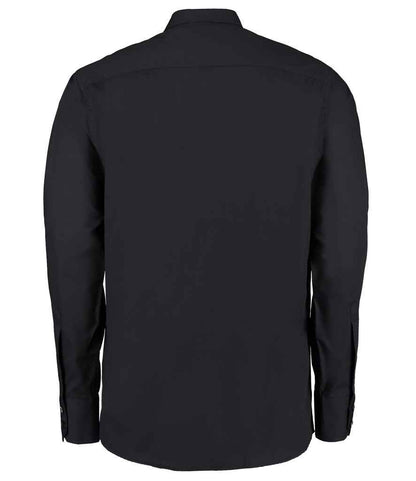 Kustom Kit Long Sleeve Tailored City Business Shirt (K386)