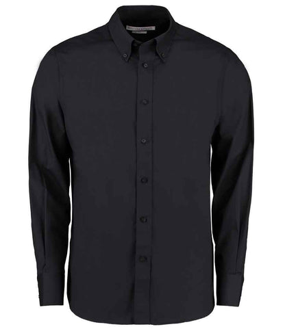 Kustom Kit Long Sleeve Tailored City Business Shirt (K386)