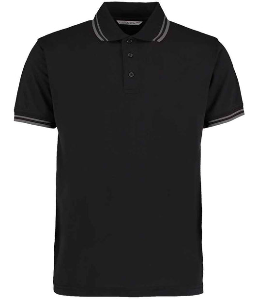Kustom Kit Contrast Tipped Poly/Cotton Piqué Polo Shirt (K409)