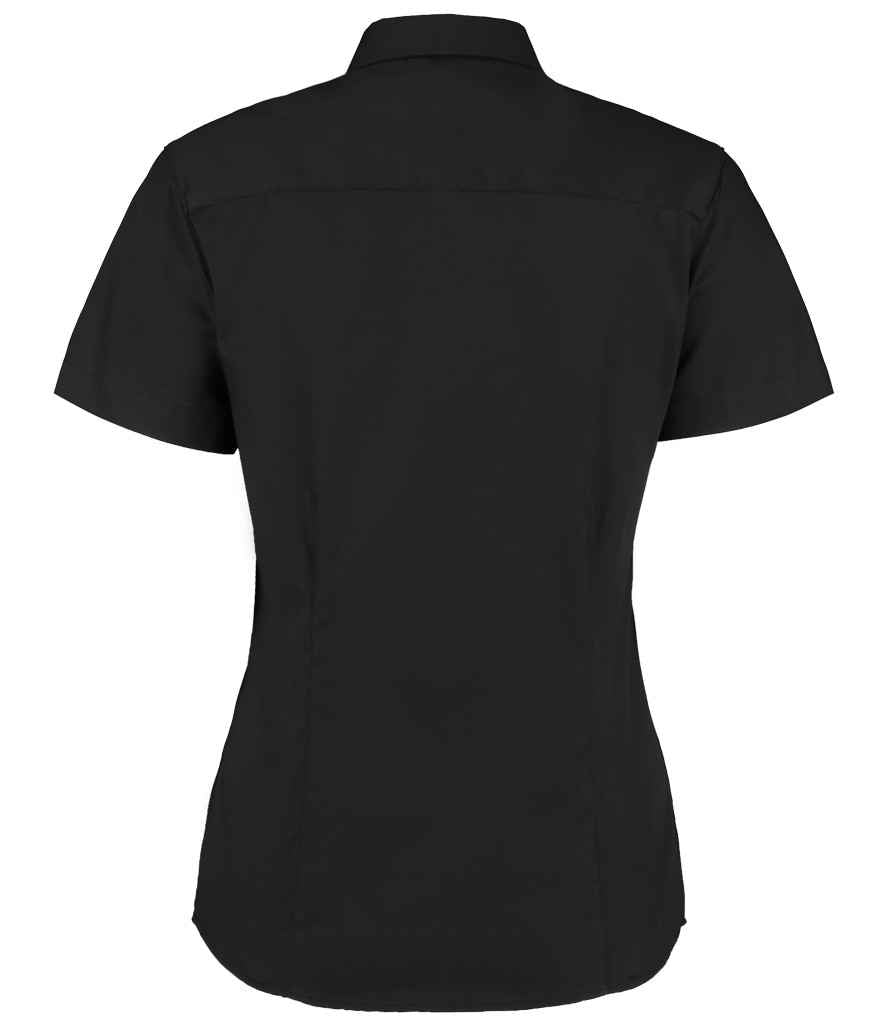 Kustom Kit Ladies Premium Short Sleeve Tailored Oxford Shirt (K701)
