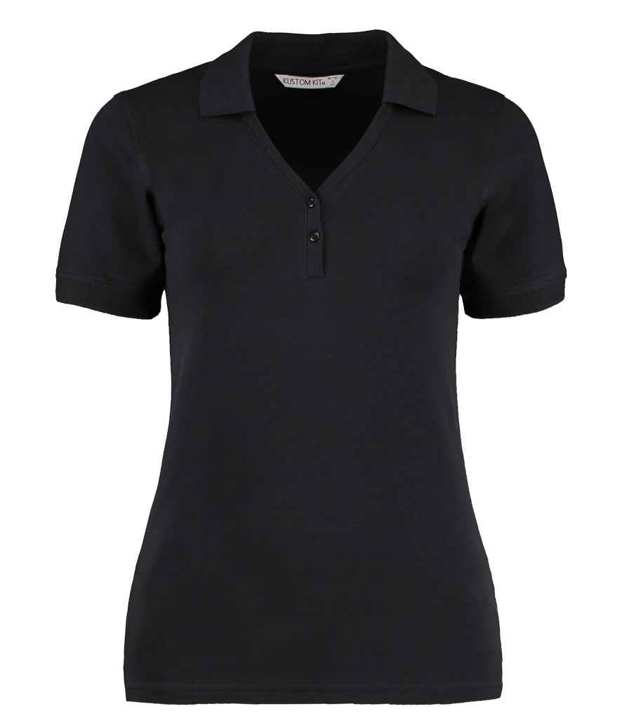 Kustom Kit Sophia Comfortec® V Neck Polo Shirt (K732)