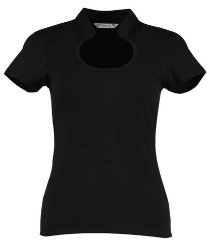 Kustom Kit Ladies Keyhole Neck Corporate Top (K755)