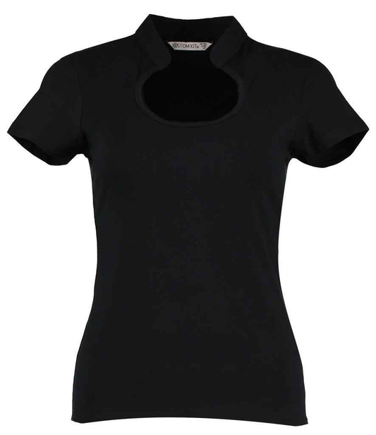 Kustom Kit Ladies Keyhole Neck Corporate Top (K755)