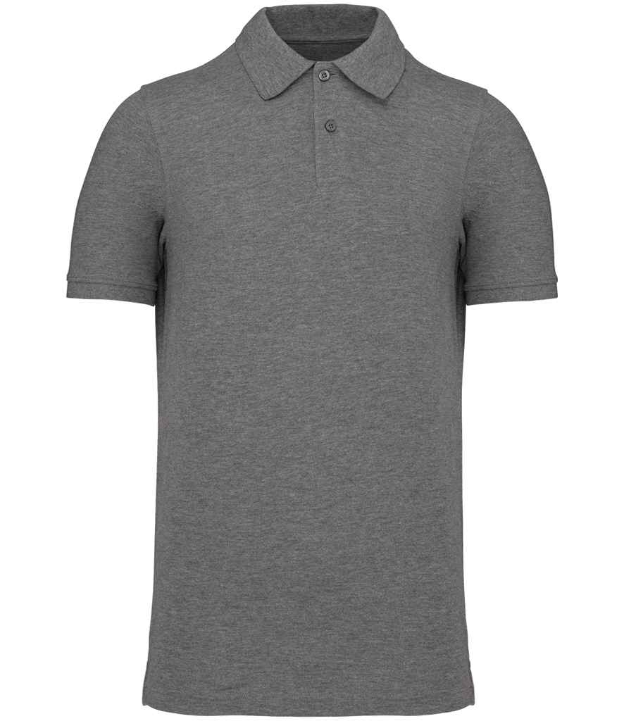 Kariban Organic 180 Piqué Polo Shirt - Grey Heather (KB2025)