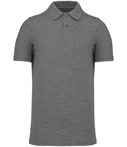 Kariban Organic 180 Piqué Polo Shirt - Grey Heather (KB2025)