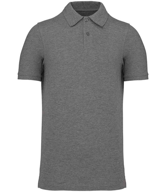Kariban Organic 180 Piqué Polo Shirt - Grey Heather (KB2025)